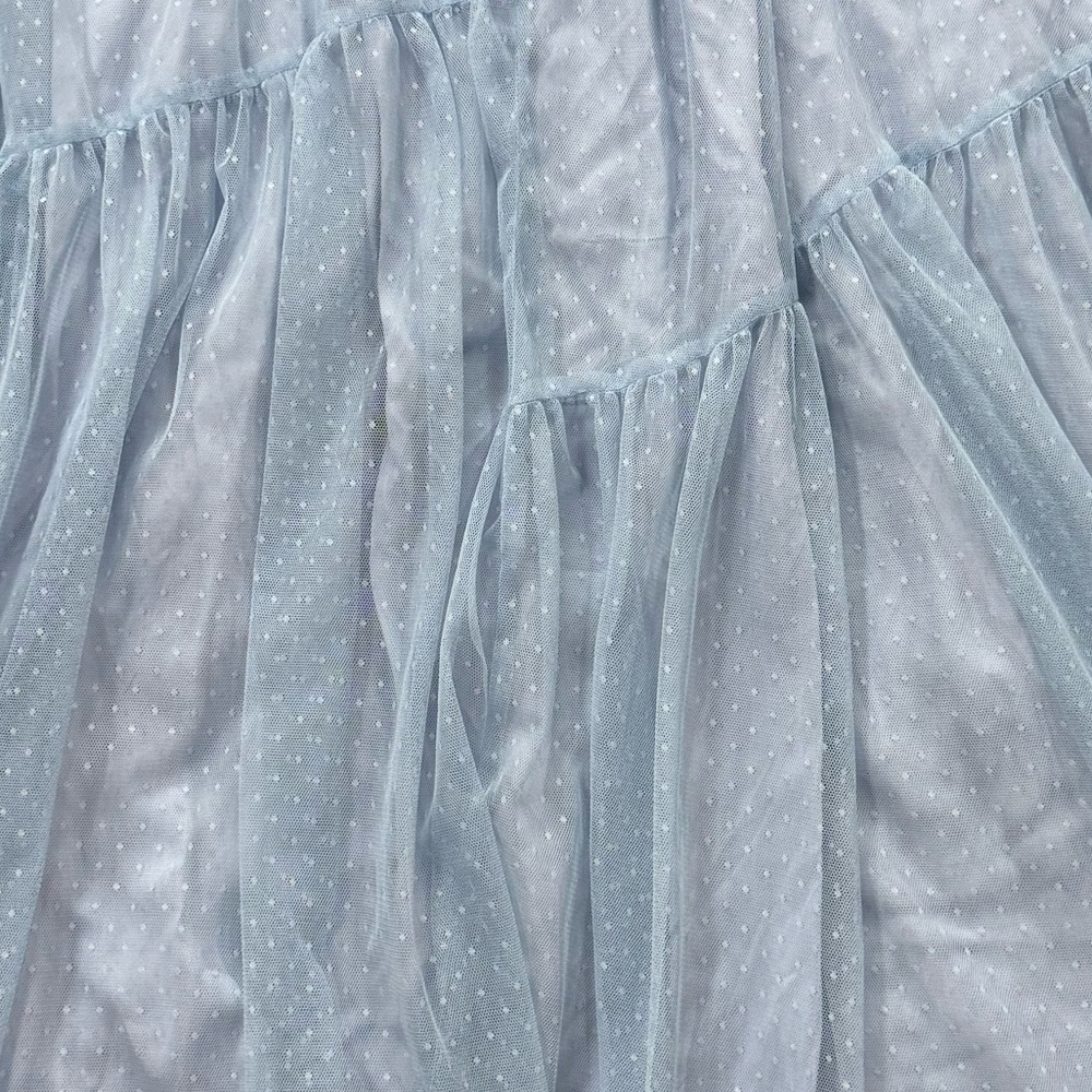 NEW Hello Molly Feature Me Tulle Midi Dress-Size XL or US 10- Baby Blue - Picture 6 of 15